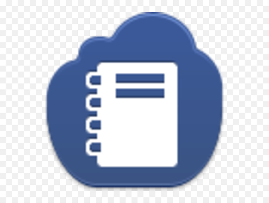Download Hd Notepad Icon Image - Facebook Transparent Png Vertical,Notepad++ Logo