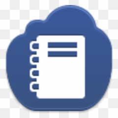 Download Hd Notepad Icon Image - Facebook Transparent PNG Vertical
