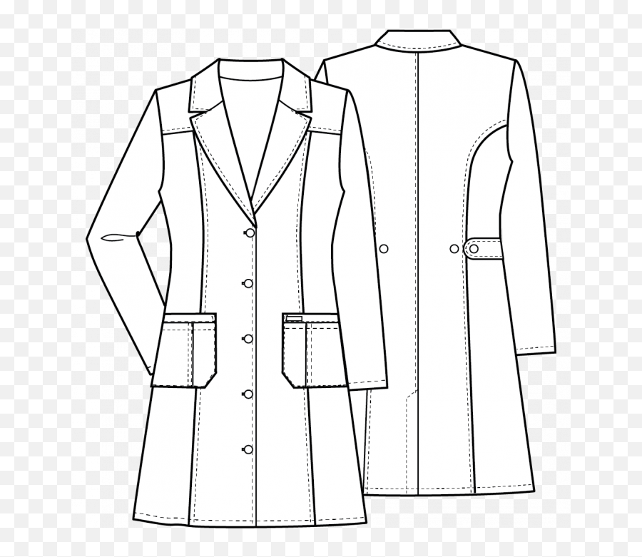 36 Lab Coat - Lab Coat Styles Png,Lab Coat Png