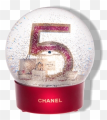 Chanel N 5 2015 Gigantic Usb Rechargeable Snowball Globe Nib But Doesnu0027t Work - png