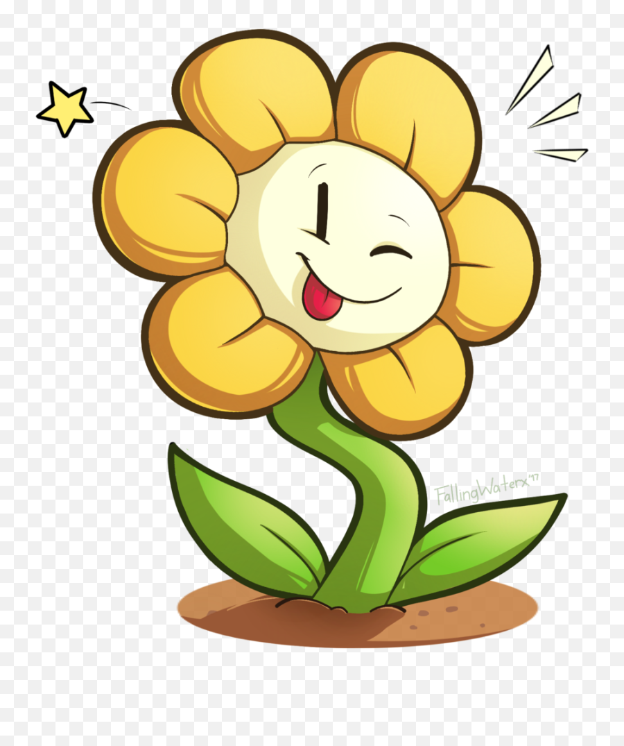 The Flowerundertale - Flowey Art 1280x1280 Png Clipart Undertale Flowey,Transparent Undertale