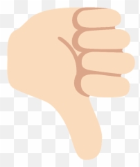 Thumbs Down Emoji Clipart - De Polegar Para Baixo png