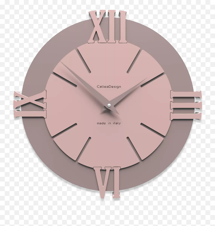 Callea Design Modern Wall Clock Louis Antique Pink - 1000632 Solid Png,Pink Clock Icon