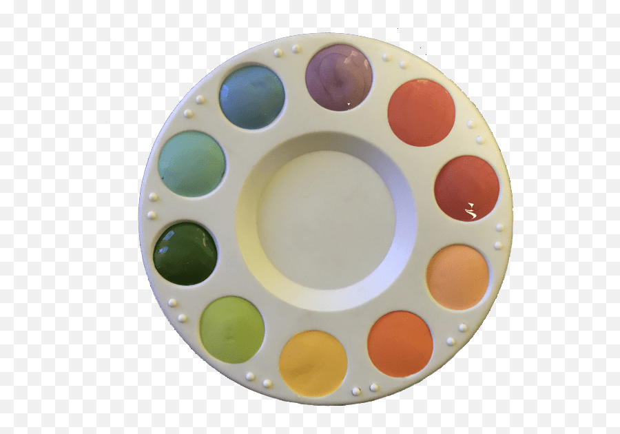 Paint Palette Real U2013 As You Wish Pottery - Real Paint Palette Png,Paint Palette Png