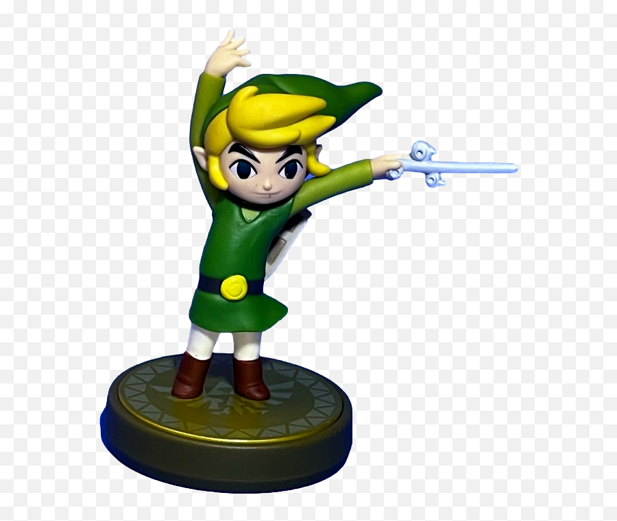 The Legend Of Zelda Collection Toon Link Wind Waker Nintendo Amiibo Loose Preowned - Fictional Character Png,Toon Link Icon