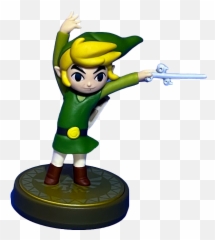 The Legend Of Zelda Collection Toon Link Wind Waker Nintendo Amiibo Loose Preowned - Fictional Character png