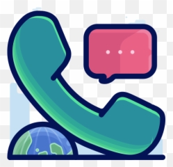 Call Center Conversation Communication Support - International Icon png