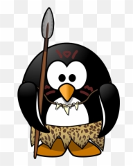Penguin Tux Neanderthal - Bronze Age For Kids Png,Tarzan Png
