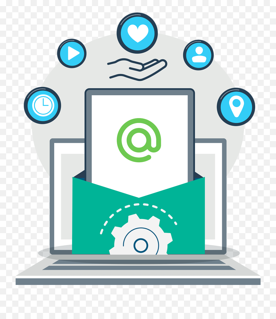 Marketing Automation Solutions Attane - Vertical Png,Email In Circle Icon Vector