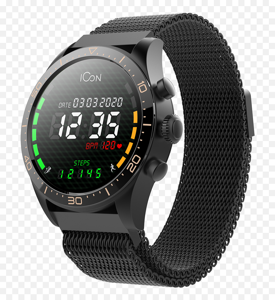 Forever Smartwatch Amoled Icon Aw - 100 Czarny Smartwatch Forever Icon Aw 100 Png,Uhr Icon