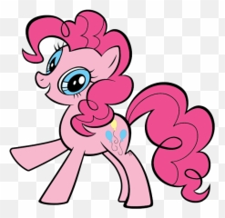 Easy Pinkie Pie Drawing - Little Pony Friendship Is Magic Png,Pink Sparkles Png
