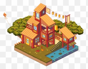 New House For Cats Pixeljointcom - Roof Shingle png