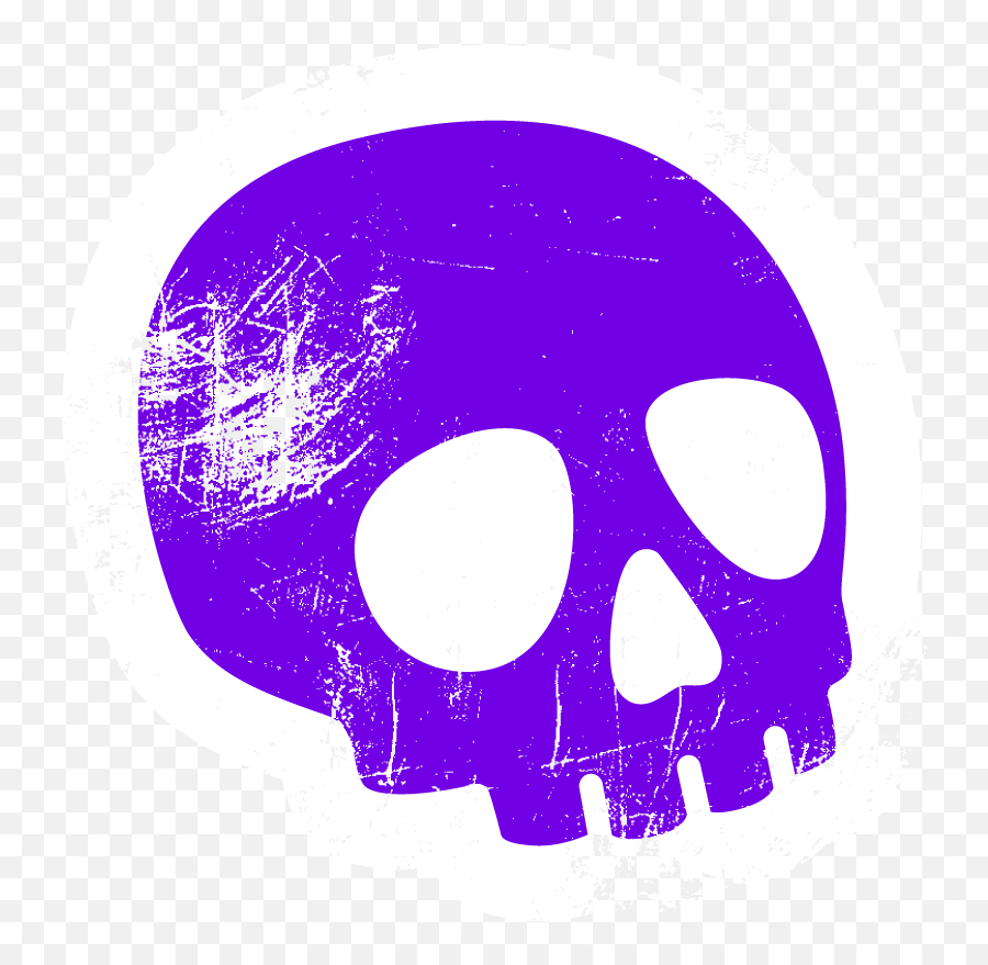 Deadly Puns Logo - Dot Png,Purple Skull Icon