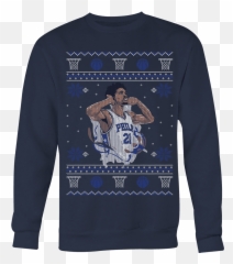 Embiid Ugly Christmas Sweater Png Joel