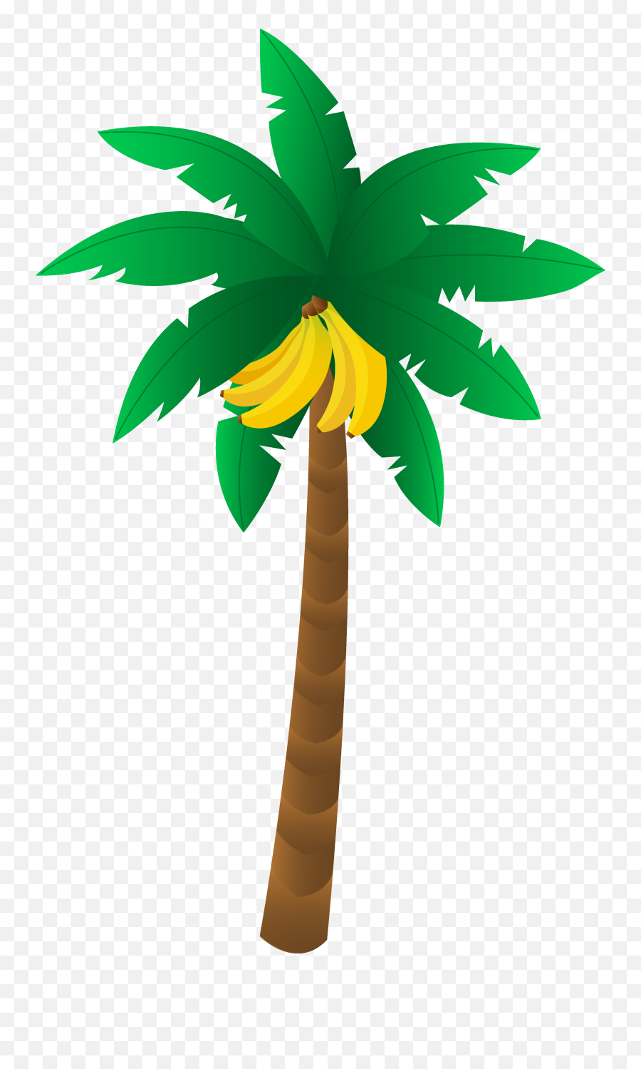 Tropical Banana Tree - Banana Tree Clip Art Png,Palm Tree Clipart Transparent Background