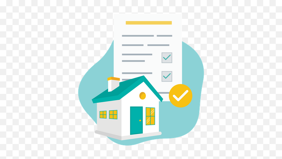 Home Agreement Icon - Download In Colored Outline Style Vertical Png,Homeowner Icon