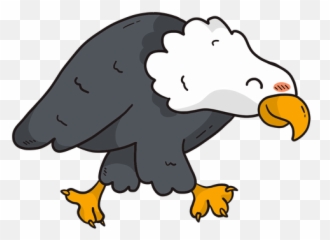 Cute Eagle Wing Beak Talon Flat Transparent Png U0026 Svg Vector - Dibujo Pico De Águila