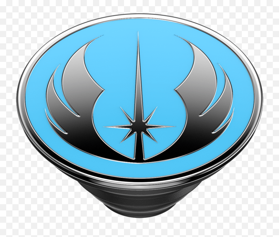 Enamel Glow - Inthedark Jedi Symbol Popgrip Popsockets Art Png,Icon 08