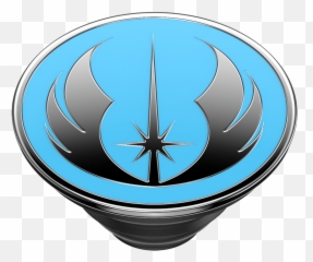Enamel Glow - inthedark Jedi Symbol PopGrip PopSockets Art png