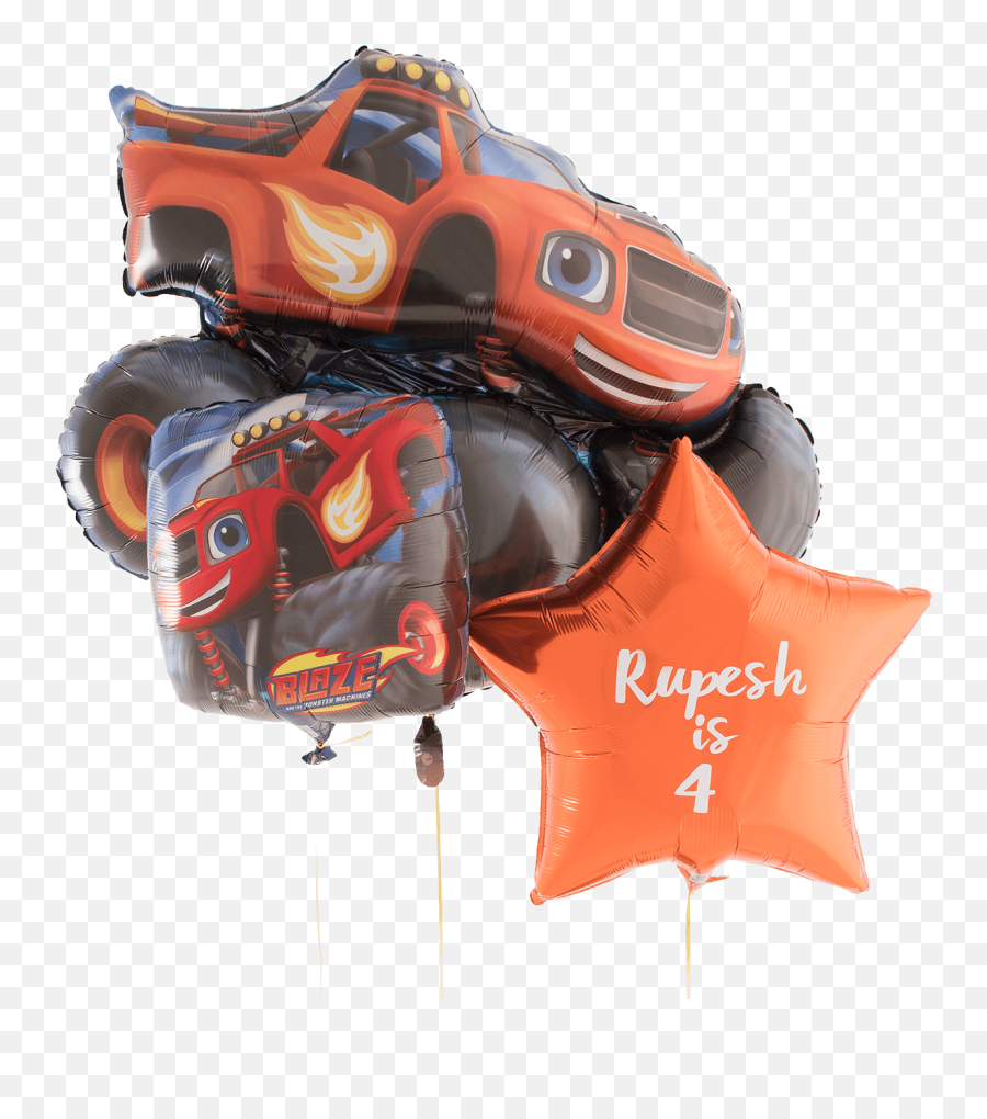 Download Blaze And The Monster Machine Bunch - Toy Vehicle Balloon Png,Blaze And The Monster Machines Png