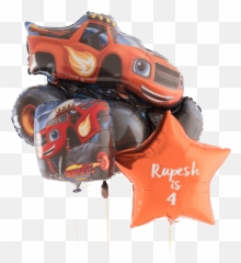 Download Blaze And The Monster Machine Bunch - Toy Vehicle Balloon Png,Blaze And The Monster Machines Png