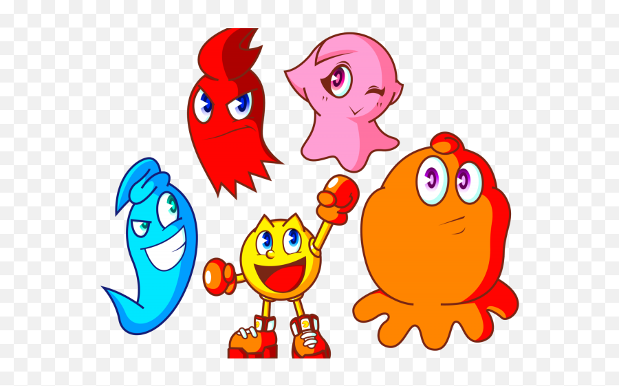 Pac Clipart Pacman Ghost - Ghost Pacman And The Ghostly Adventures Png,Pacman Ghosts Png