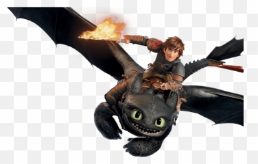 Como Entrenar A Tu Dragon Png Image - Hiccup And Toothless Flying,Toothless Png