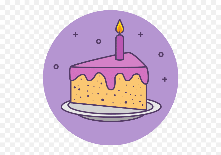 Delicious Slice Cake Birthday Detailed - Birthday Party Png,Cake Slice Png