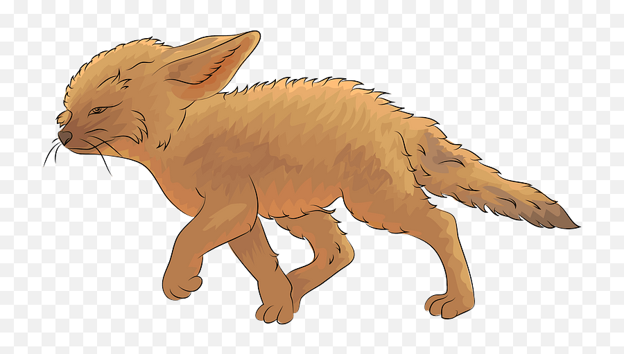 Fennec Fox Clipart Free Download Transparent Png Creazilla - Fennec Fox Silhouette,Fox Tail Png