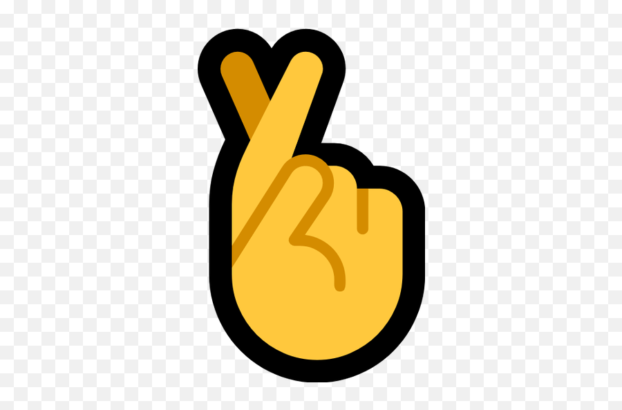 Emoji Image Resource Download - Windows Crossed Fingers Emoji Png,Fingers Crossed Png