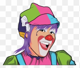 Girl Clown Free Svg - Female Clown Png Funny,Clown Hair Png