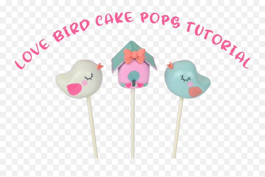 Love Bird Cake Pops Tutorial - Poppy Paint Png,Cake Pops Png
