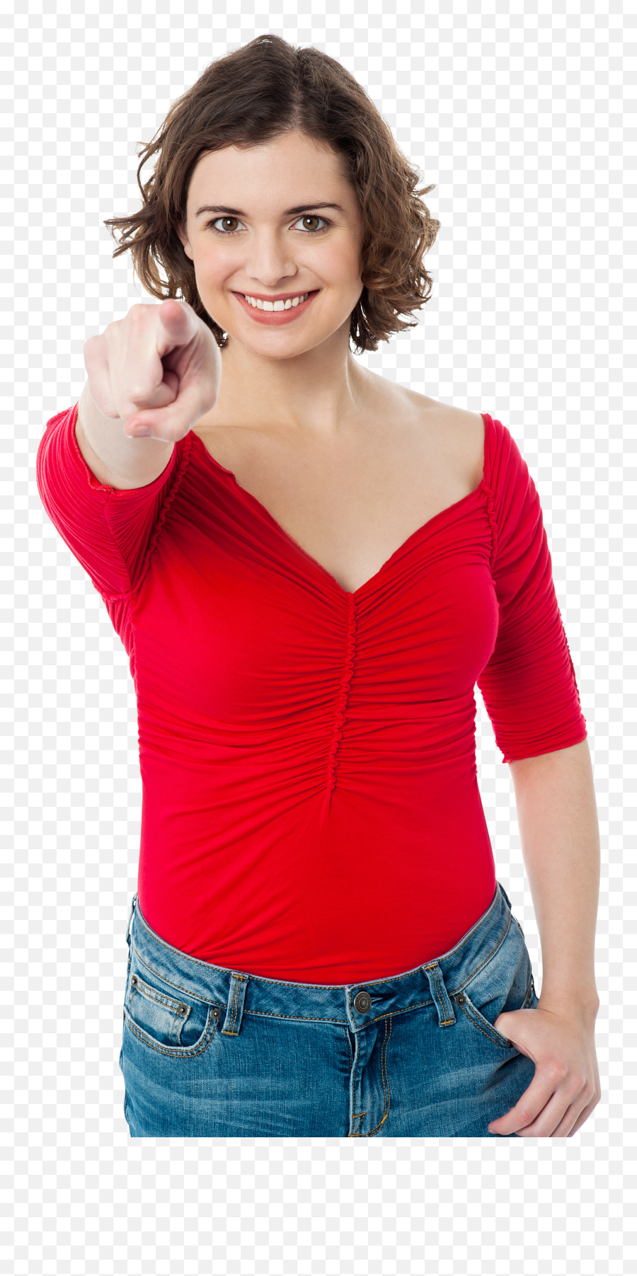 Pointing Front Png Image For Free Download - Woman Pointing Png,Finger Pointing At You Png