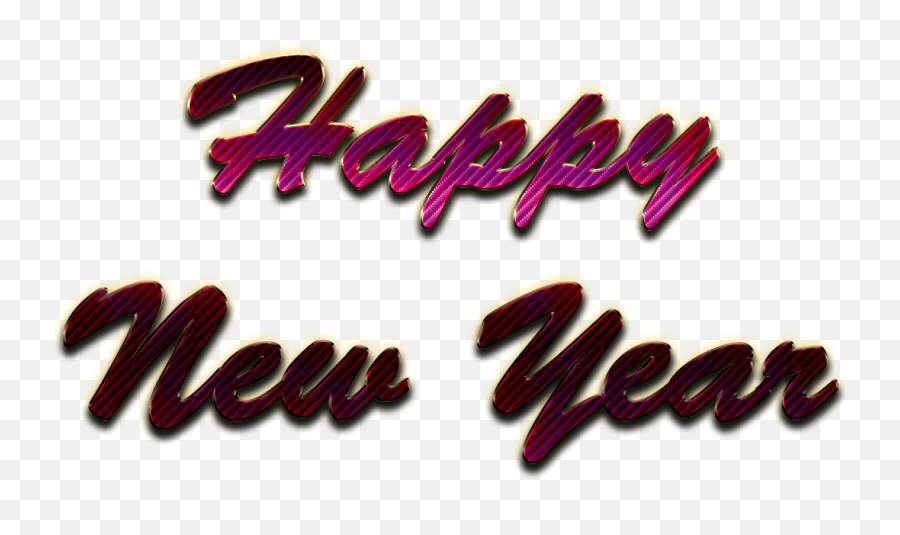 Happy New Year Letter Transparent Png Mart - Happy New Year Word Png,Letters Png