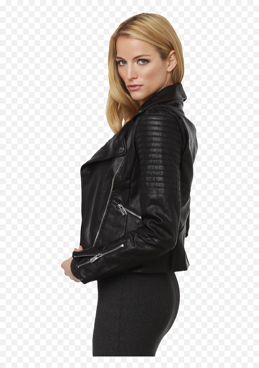 Report Abuse - Bad Girl Girl Leather Jacket Full Size Png Girl In Leather Jacket Png,Leather Jacket Png