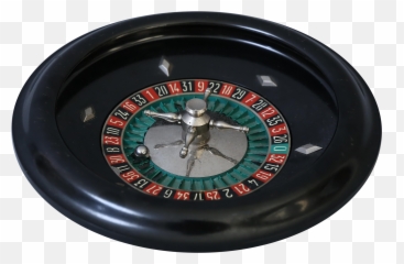 Vintage French Bakelite Roulette Wheel Game - Wall Clock Png,Roulette Wheel Png