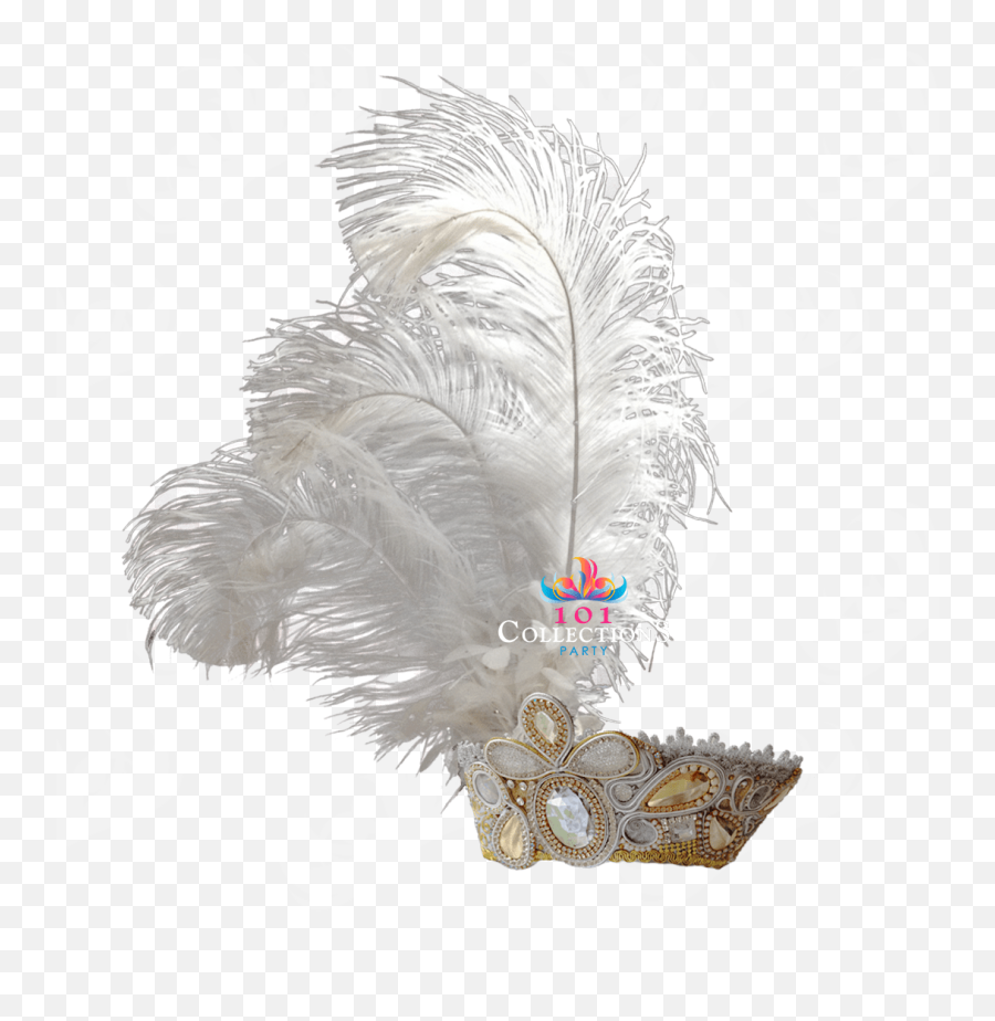 Gastby Royal Crown With Feather U2013 101 Collections Party - Bird Png,Feather Png