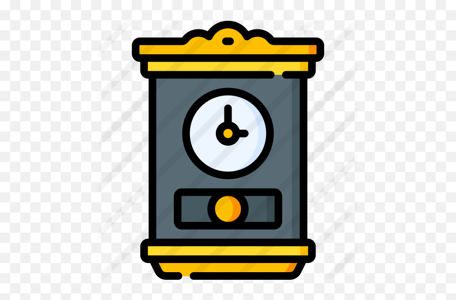 Grandfather Clock - Free Furniture And Household Icons Icon Png,Grandfather Clock Png