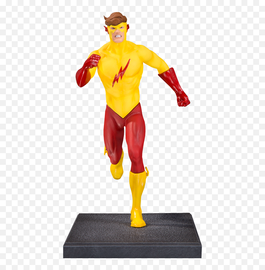 Download Dc Comics Statue Kid Flash - Kid Flash New Teen Titans Png,Kid Flash Png