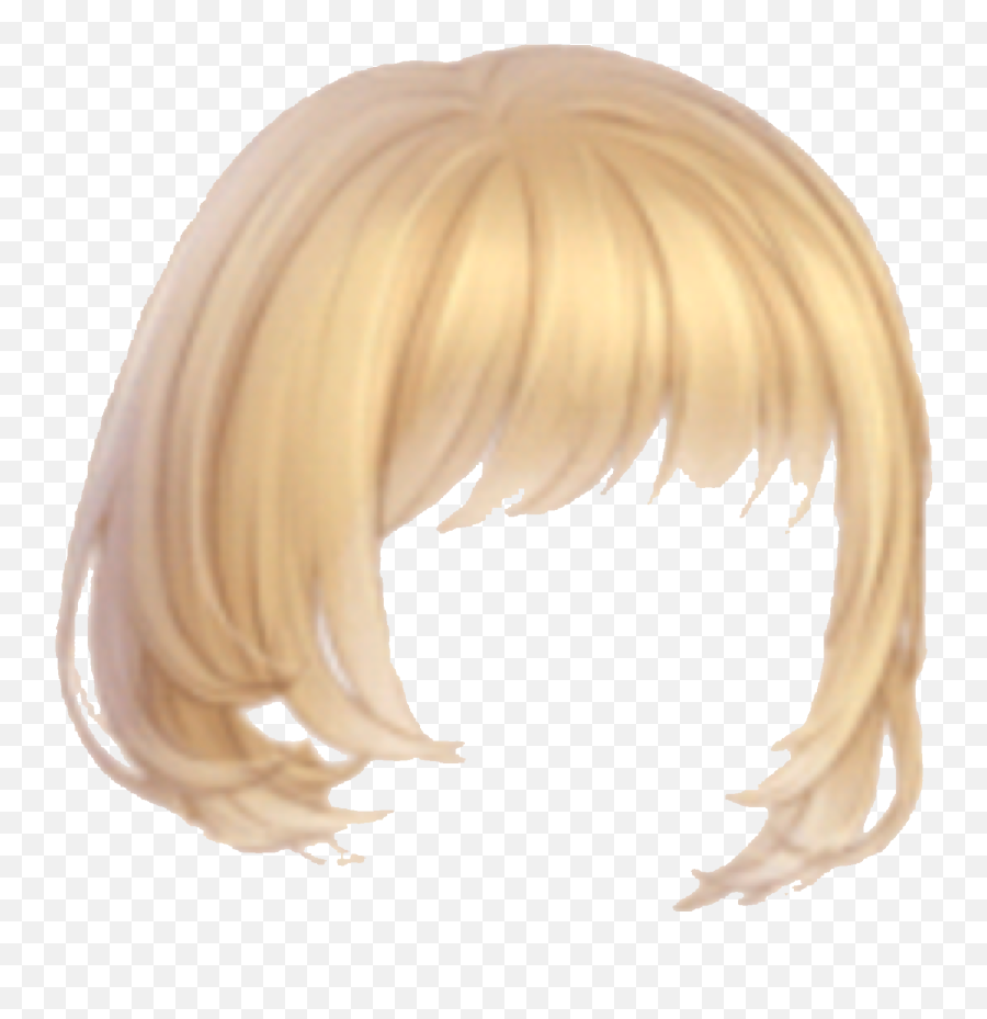 Love Nikki Yellow Hair Transparent Png - Lace Wig,Blonde Wig Png