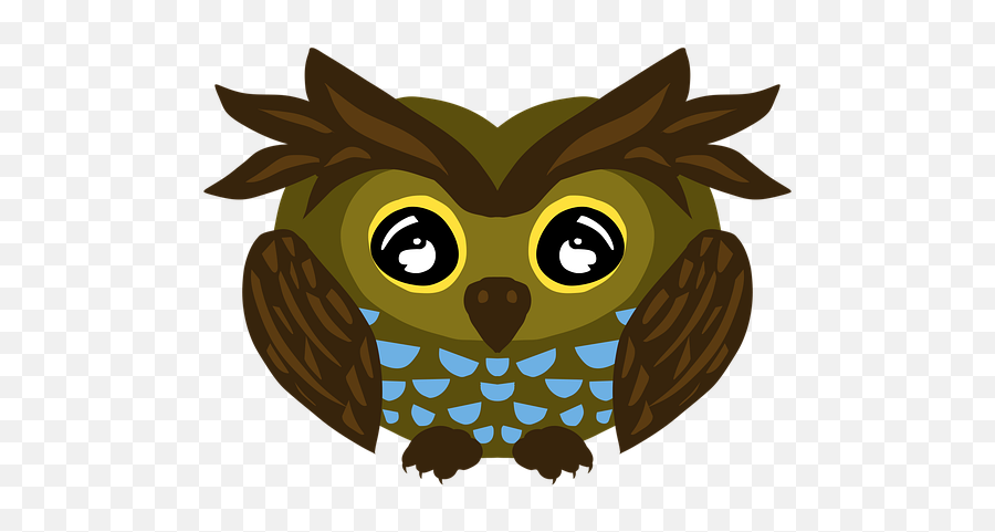 Owl Clipart Bird - Illustration Png,Owl Clipart Png