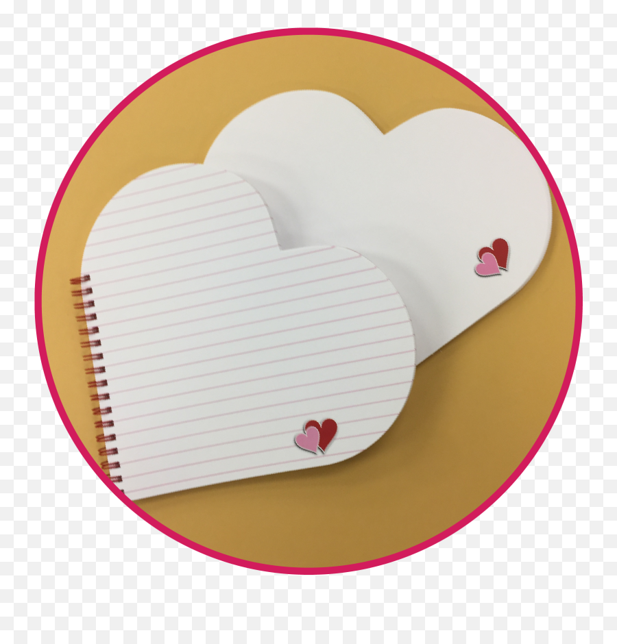 Heart Shaped Lined And Sketch Paper - Heart Shaped Valentines Day Lined Paper Png,Lined Paper Png