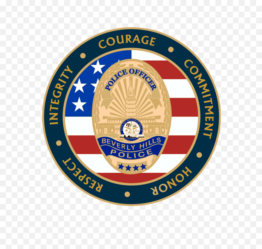 Download Beverly Hills Police Badge - Woodford Reserve Png,Police Badge Transparent
