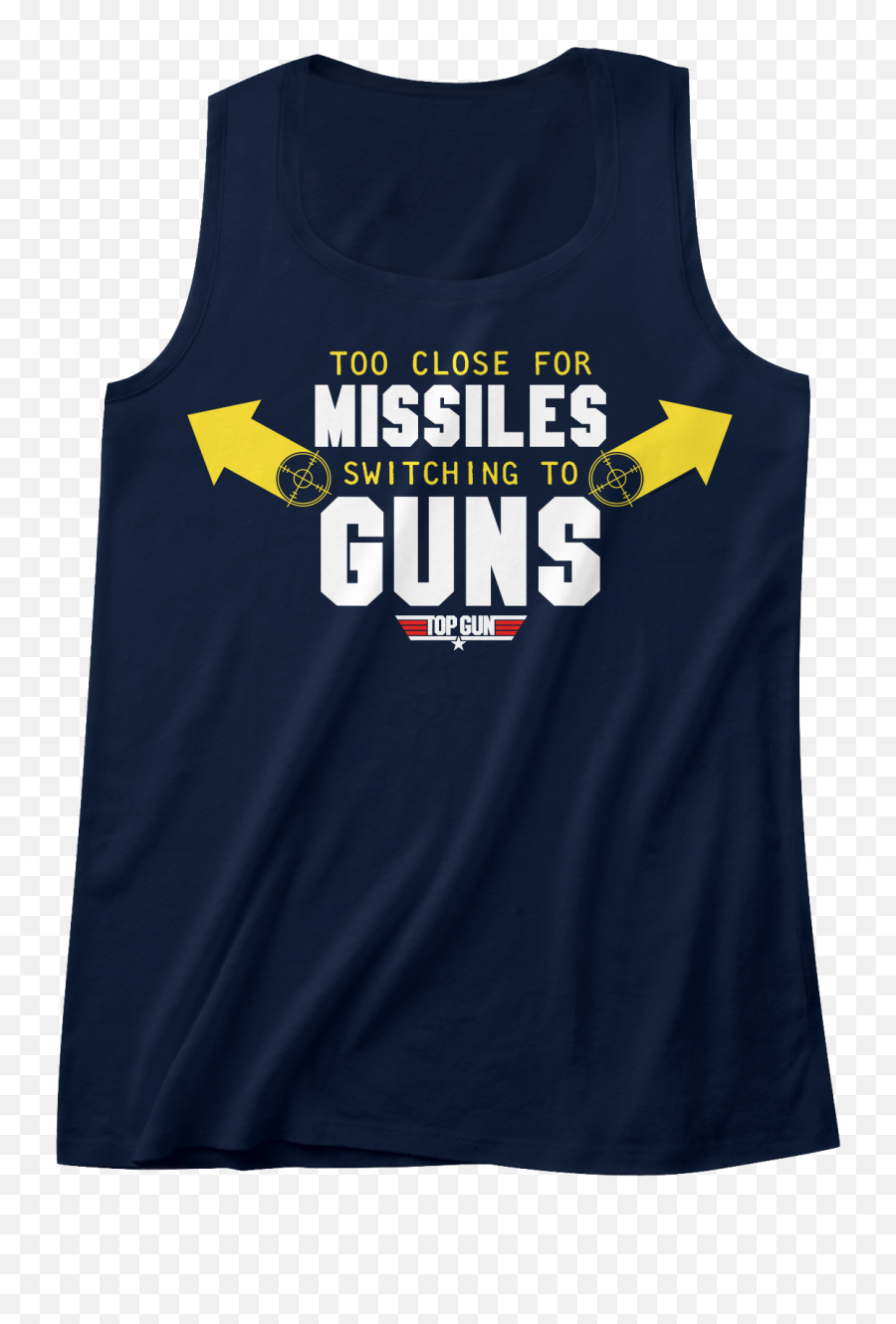 Missiles To Guns Top Gun Tank - Homer Simpson T Shirt Png,Top Gun Png