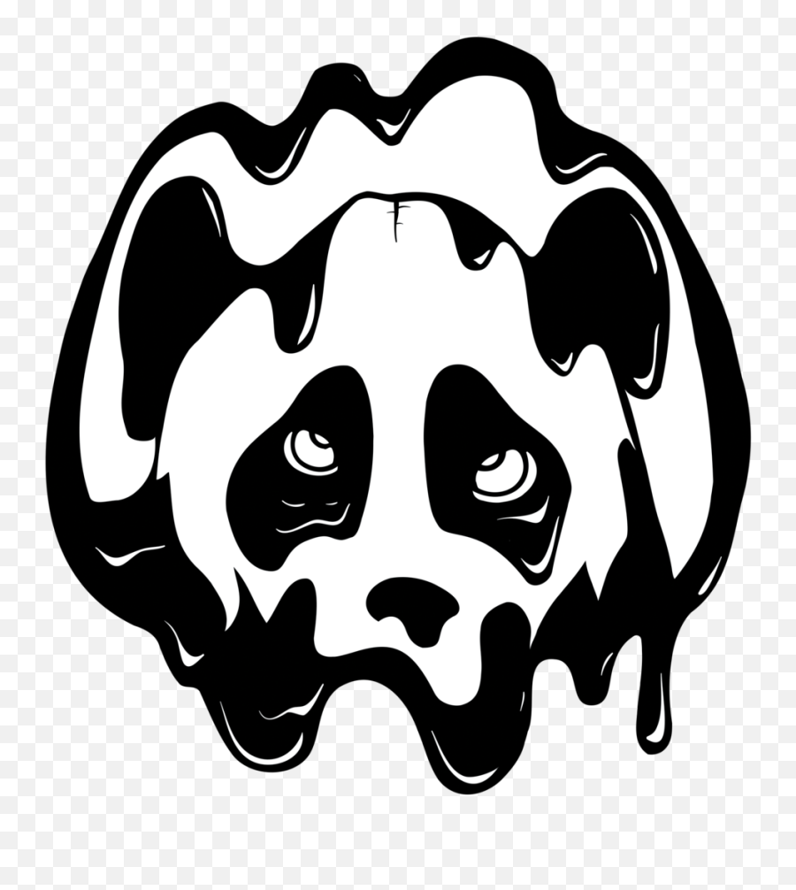 Panda Face Clipart Png Download - Automotive Decal,Panda Face Png