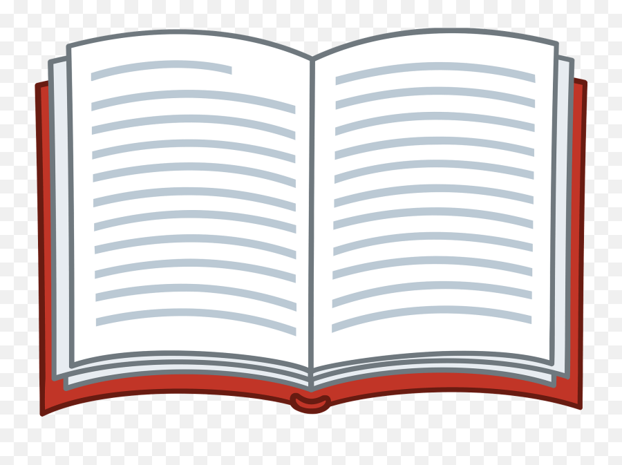 Open Book Clipart - Horizontal Png,Open Book Clipart Png