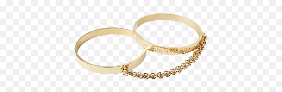 Cleo Bangle Handcuffs - Small Gold Png,Handcuffs Transparent
