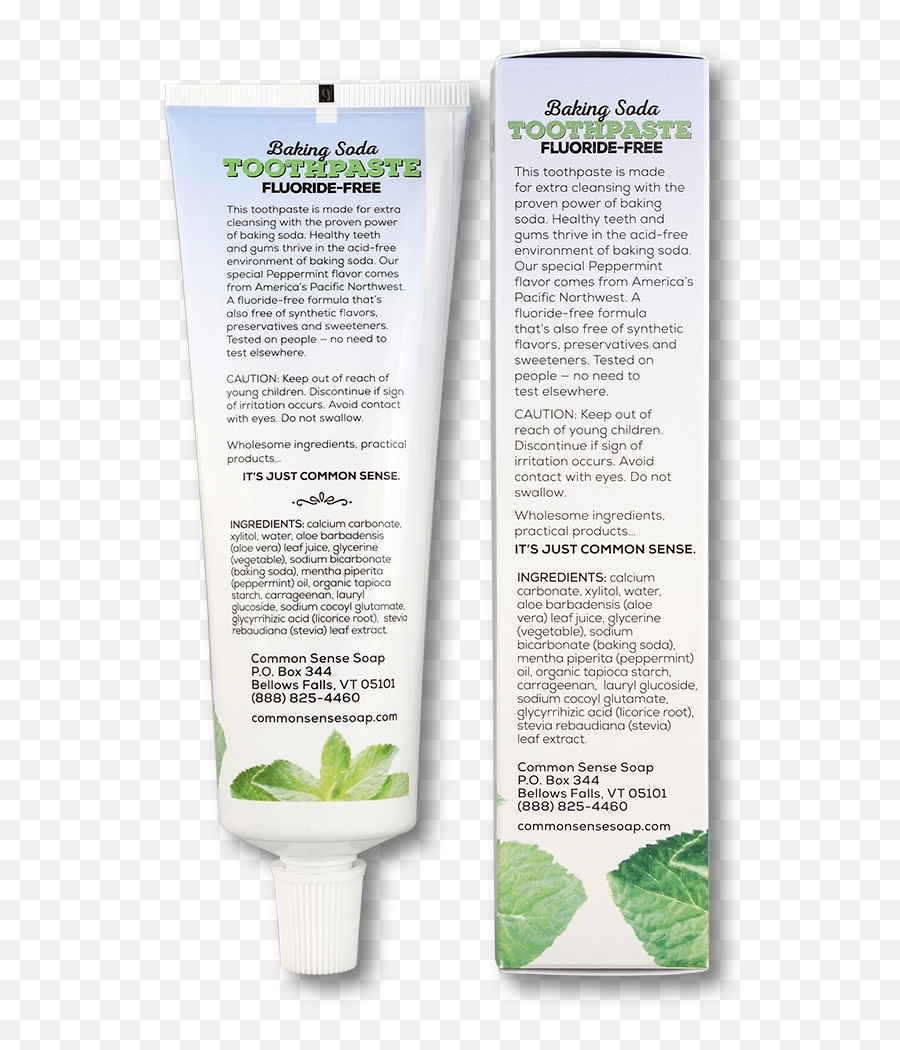 Peppermint Baking Soda Toothpaste Common Sense Farm - Herbal Png,Baking Soda Png