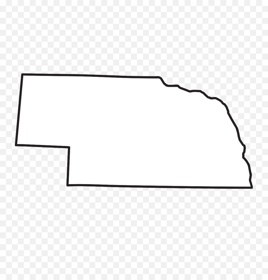 Nebraska State Map - Nebraska Map Vector Png,Nebraska Png