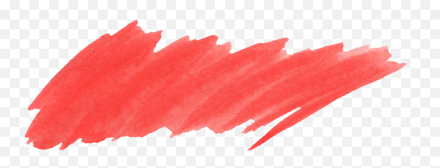 Download 37 Red Watercolor Brush Stroke - Watercolor Brush Png,Red Brush Stroke Png